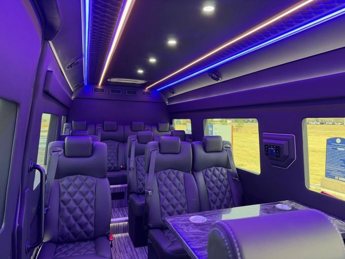Executive Sprinter seating – Laramie limo service