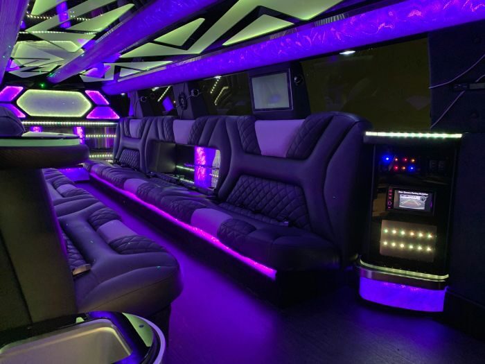 SUV limo interior – Laramie limo service